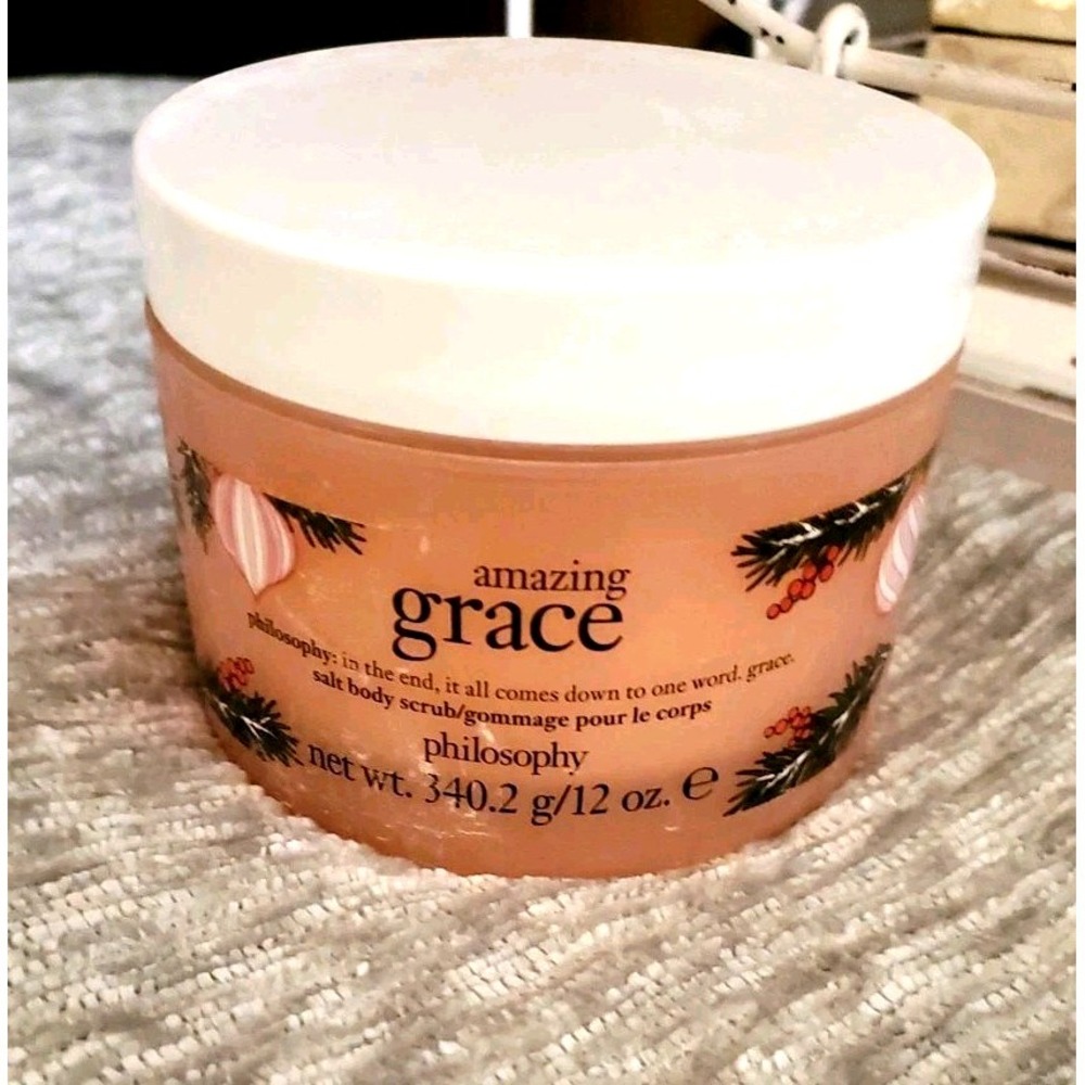 PHILOSOPHY PERFUMED SALT BODY SCRUB‎ AMAZING GRACE SEALED 12oz New